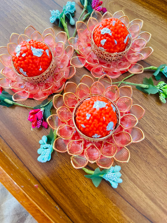 Resign Diya Laddu Candle